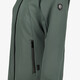 Gewatteerde dames softshell jas groen