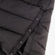 Gewatteerde dames parka outdoor jas zwart
