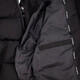 Gewatteerde dames parka outdoor jas zwart
