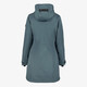 Gewatteerde dames softshell jas blauw