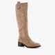 XX by hoge dames laarzen met hak taupe