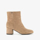 XX By dames enkellaarsjes met hak beige