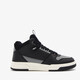 Hoge heren sneakers zwart met grijs
