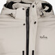 Gewatteerde heren softshell jas beige