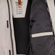 Gewatteerde heren softshell jas beige