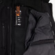 Padded heren softshell jas zwart