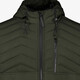 Gewatteerde heren softshell jas groen