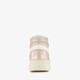 Hoge dames sneakers goud wit