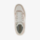 Hoge dames sneakers goud wit