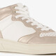 Hoge dames sneakers goud wit