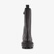 Leren dames Chelsea boots zwart