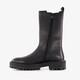 Leren dames Chelsea boots zwart