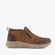 Hoge heren sneakers cognac