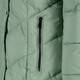 Gewatteerde dames winterjas groen