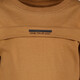 Jongens shirt met backprint bruin