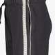 Meisjes wide leg broek met kanten biezen grijs