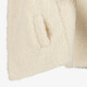 Meisjes teddy gilet beige