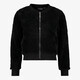 Meisjes teddy vest zwart