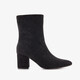 Dames glitter enkellaarsjes met hak