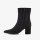 Dames glitter enkellaarsjes met hak