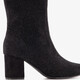 Dames glitter enkellaarsjes met hak
