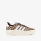 VL Court Bold dames sneakers met panterprint
