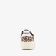 VL Court Bold dames sneakers met panterprint