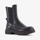 Dames lak Chelsea boots zwart