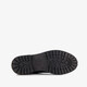 Lage leren dames chelsea boots zwart