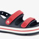 Crocband Cruiser kinder sandalen blauw rood