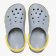 ™ Bayaband Racer Band Clogs kinder klompen grijs geel