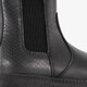 Meisjes Chelsea boots met croco dessin zwart