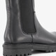 Leren meisjes Chelsea boots zwart