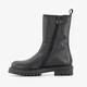 Leren meisjes Chelsea boots zwart