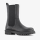 Leren meisjes Chelsea boots zwart