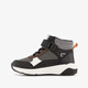 Hoge jongens sneakers zwart grijs