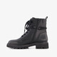 Dames veterboots zwart