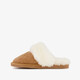 Dames instap pantoffels bruin