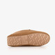 Suède heren pantoffels cognac