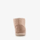 Gevoerde teddy pantoffels beige