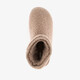 Gevoerde teddy pantoffels beige