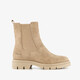 Dames Chelsea boots beige