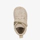 Leren babyschoenen beige met stippenprint