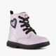 Meisjes veterboots met glitters lichtroze