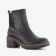 Blue Box dames Chelsea boots met hak zwart