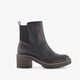 Dames Chelsea boots met hak zwart