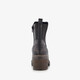 Dames Chelsea boots met hak zwart