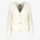 Dames vest met zilverkleurige knopen wit