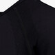 Naadloos cropped meisjes sport T-shirt zwart