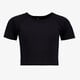 Osaga naadloos cropped meisjes sport T-shirt zwart